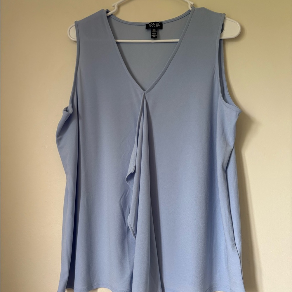 Jones New York - Women's Blue Sleeveless Top
